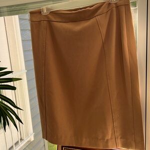 Camel a line skirt